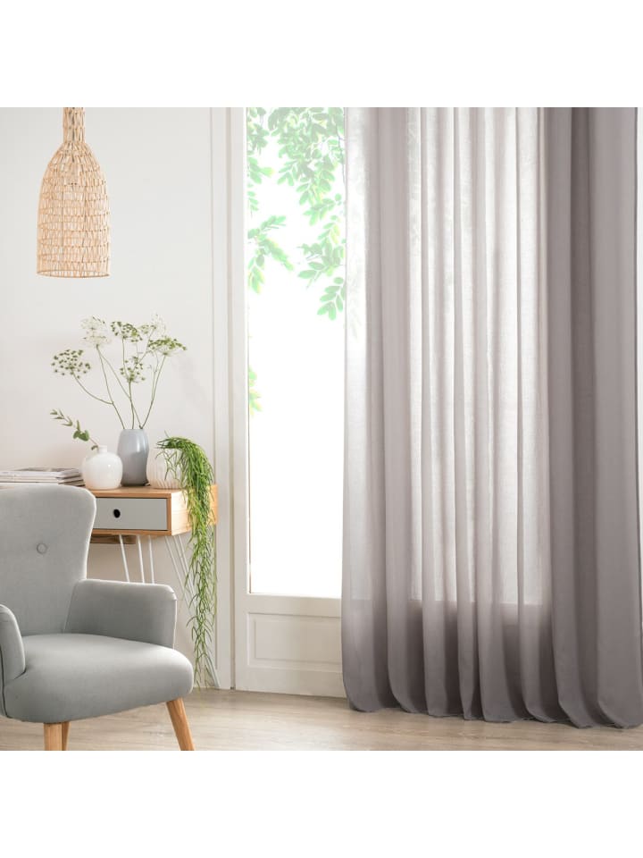 Atmosphera Créateur d'intérieur Fenstervorhang in grau günstig kaufen onesize