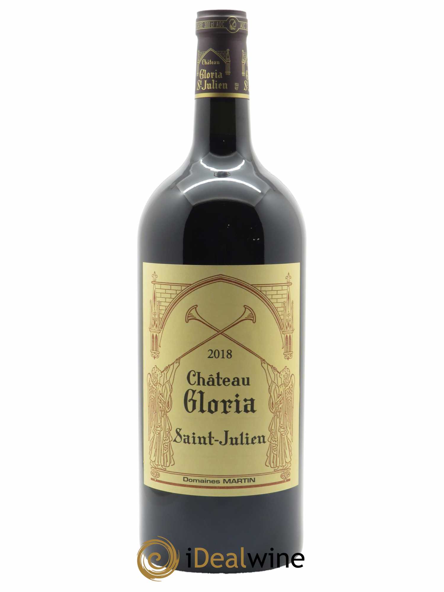 Château Gloria (CBO à partir de 6 bte) 2018 - Lot de 1 Double-magnum