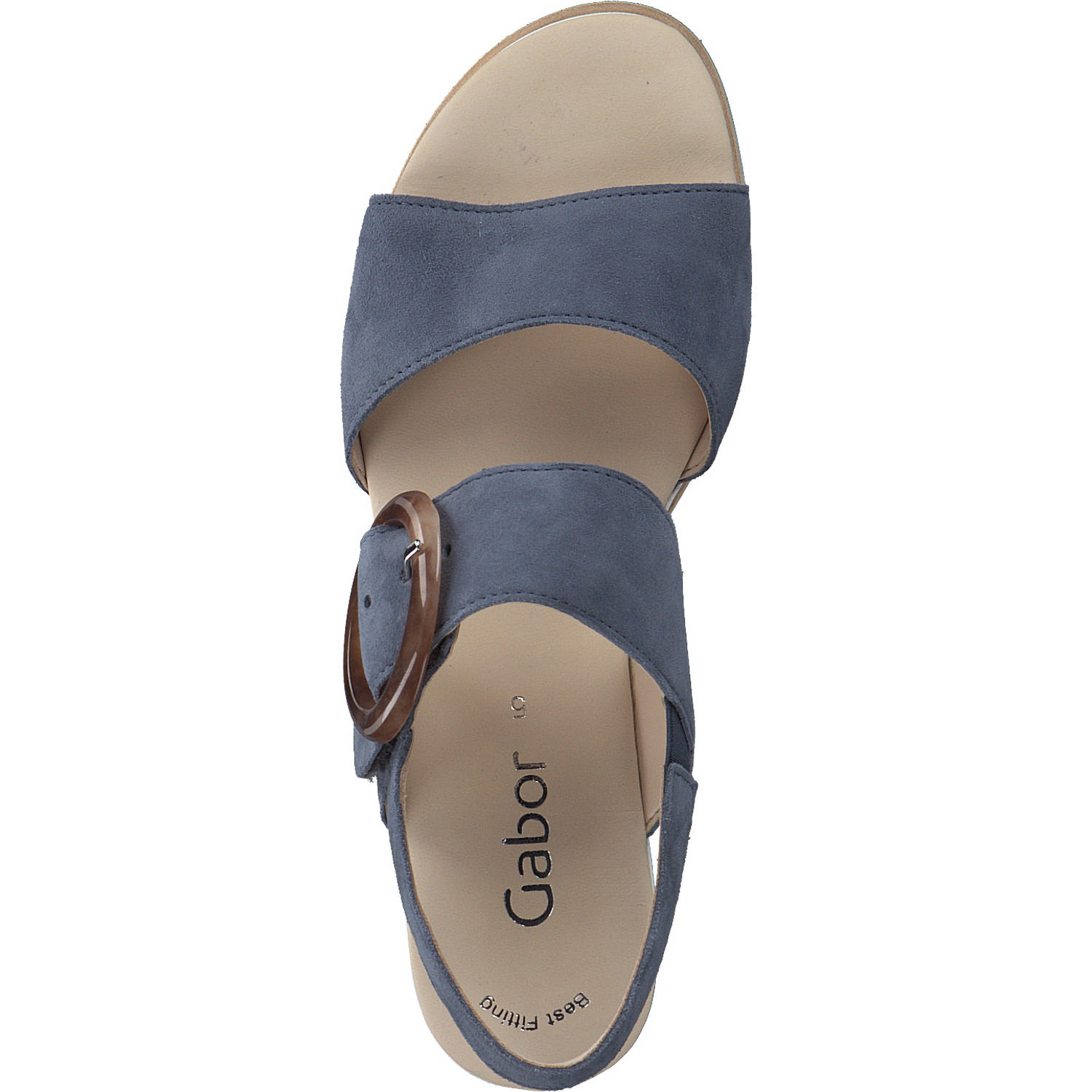 Gabor 84.645, Keilsandaletten, Damen, Blau