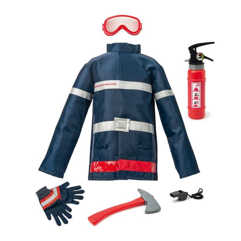 Déguisement Pompier avec accessoires 3-5 ans Oxybul