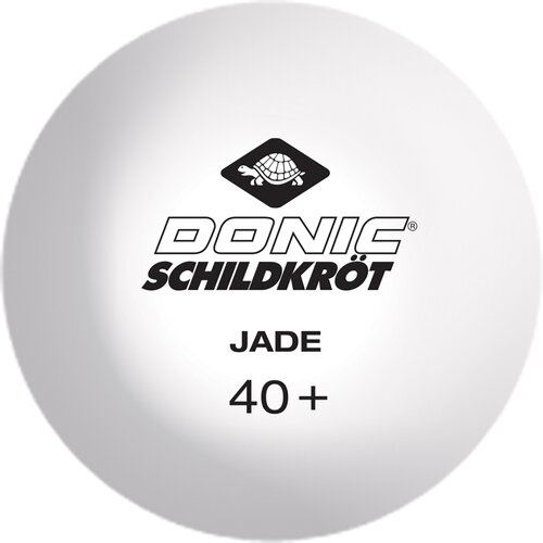 DONIC-SCHILDKRÖT TISCHTENNISBALL JADE, POLY 40+ QUALITÄT, 6 STK. IM BLISTER, WEISS