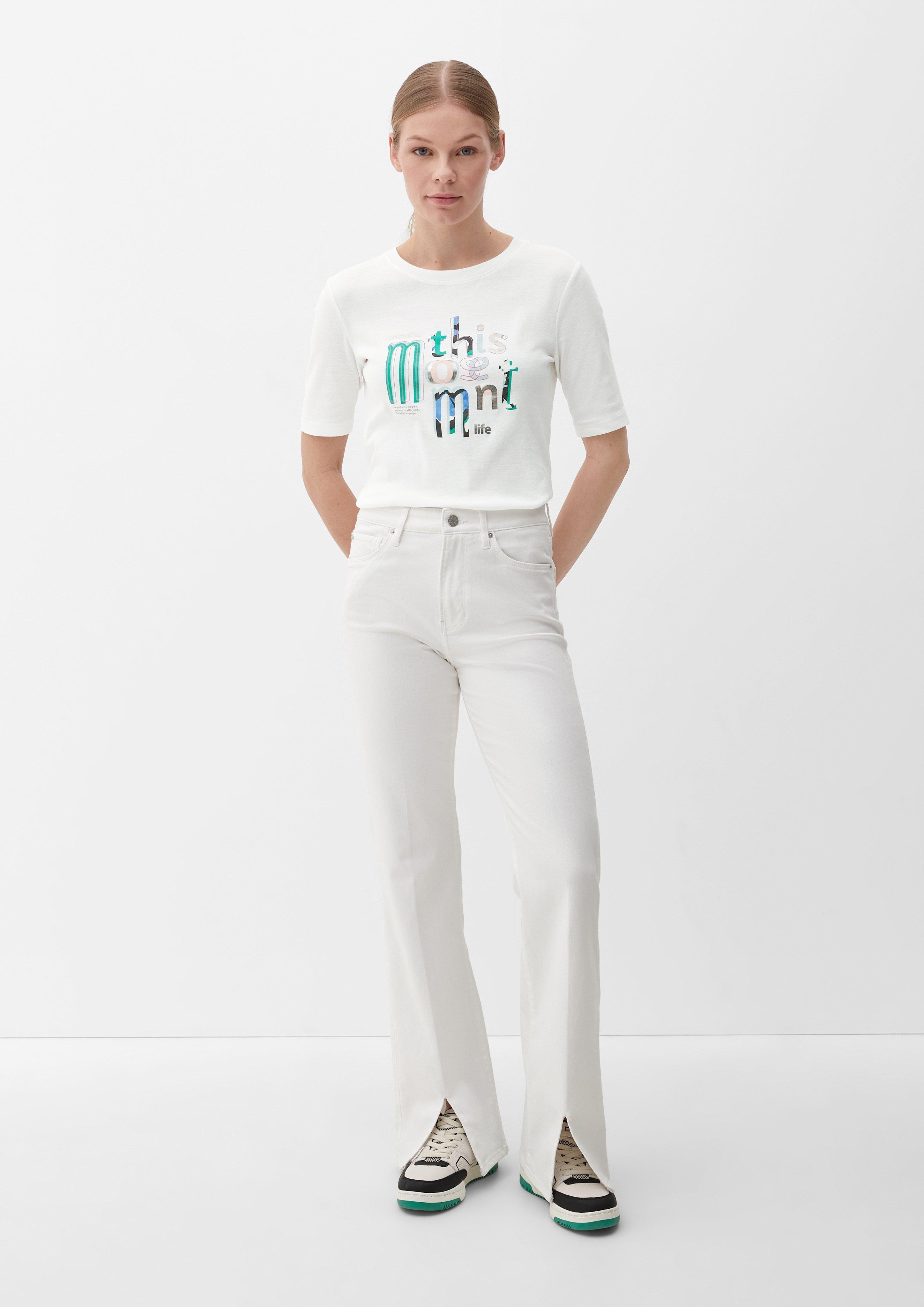 T-Shirt mit Frontprint  2130582-02D0