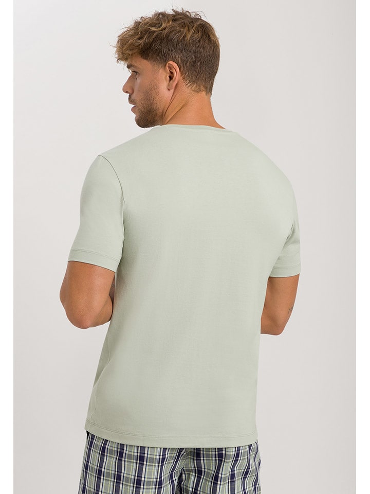 Hanro Pyjama-Oberteil in Grün günstig kaufen