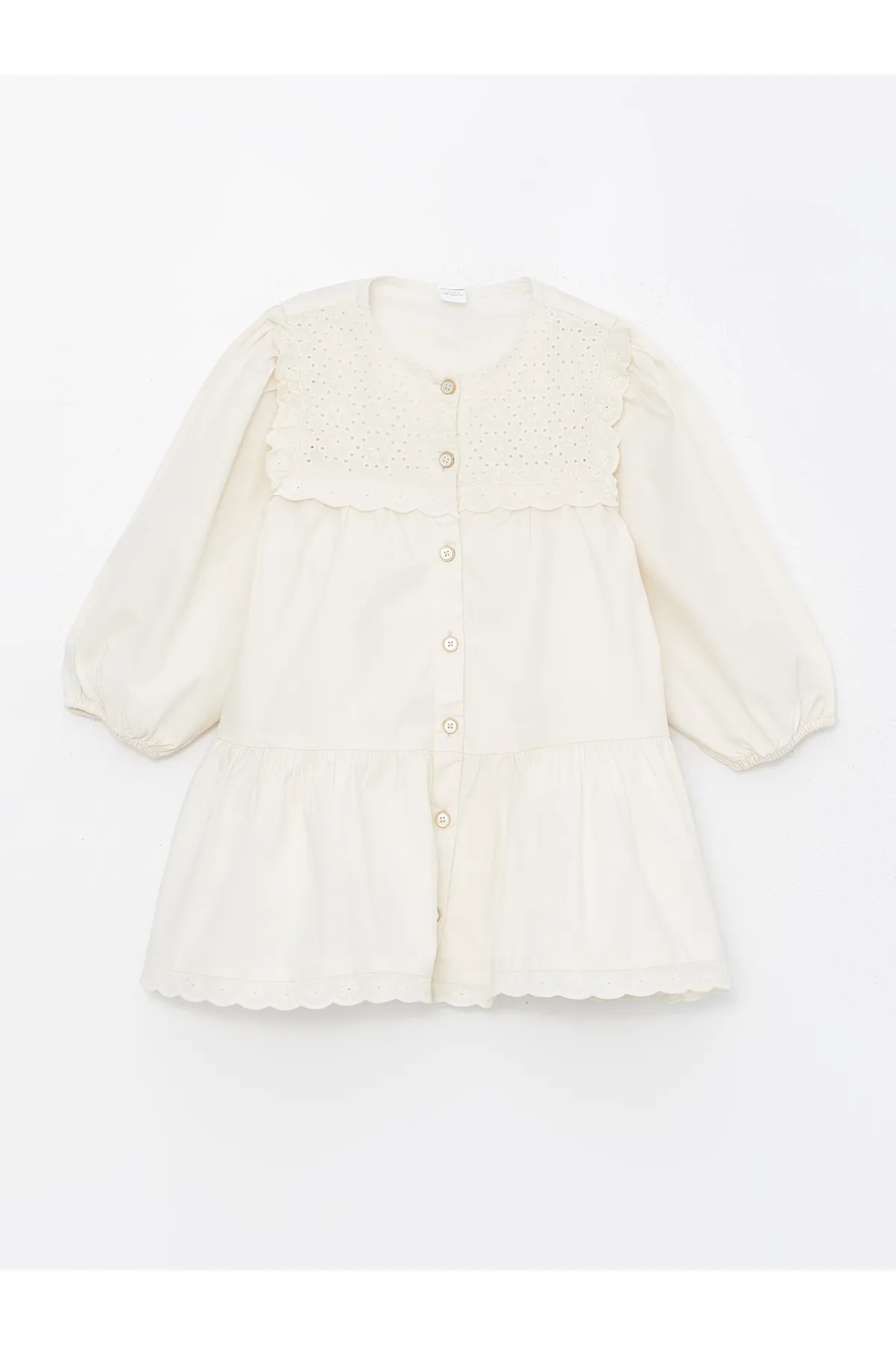 LC Waikiki  Basic-Kleid für Mädchen mit Rundhalsausschnitt