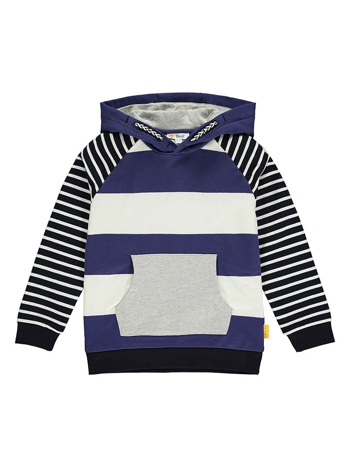 Steiff Sweatshirt in Dunkelblau/ Creme günstig kaufen