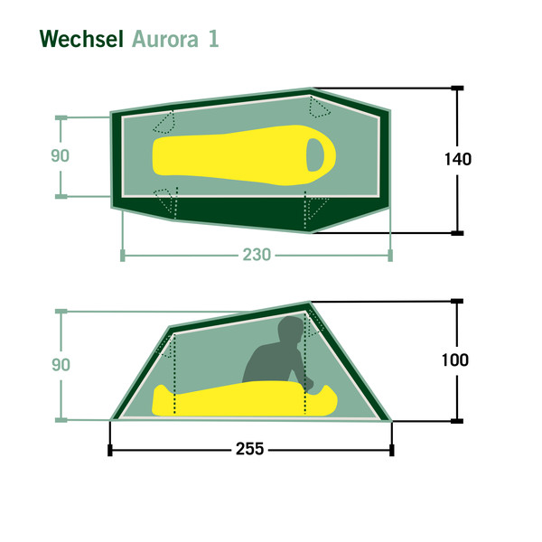 AURORA 1 - Tunnelzelt