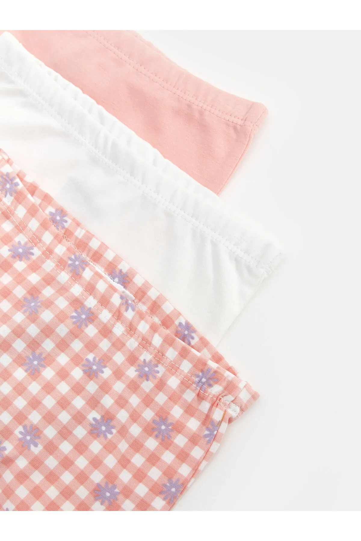 LC Waikiki  Bedruckte Baby-Boxershorts für Mädchen mit elastischem Bund, 3-teilig