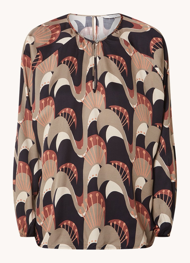Summum  Tuniek met print en ballonmouw