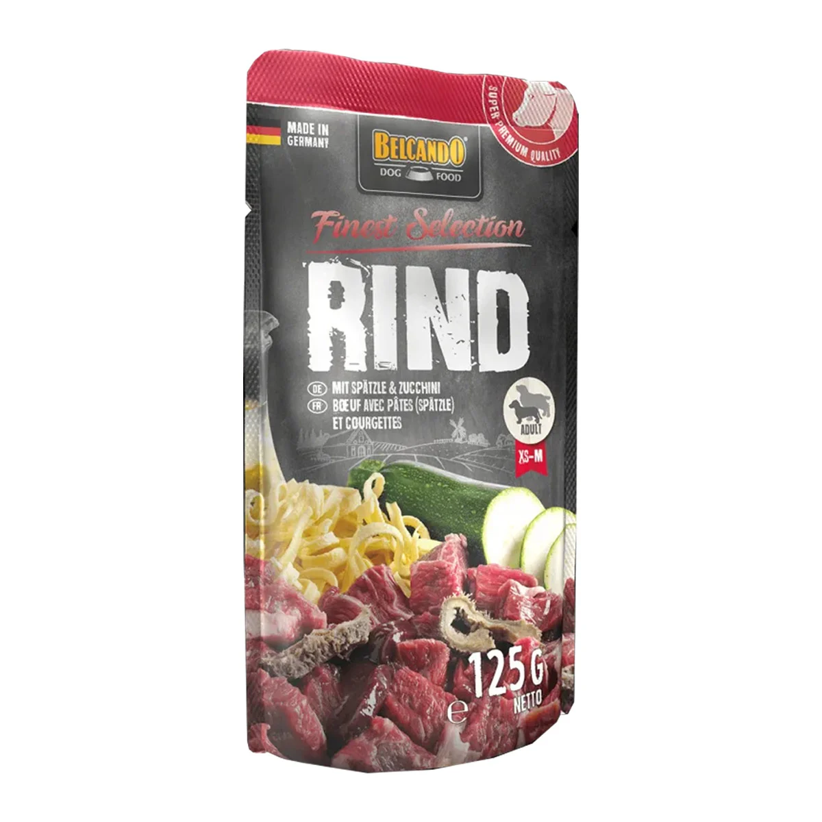 Belcando Finest Selection Rind mit Spätzle & Zucchini
