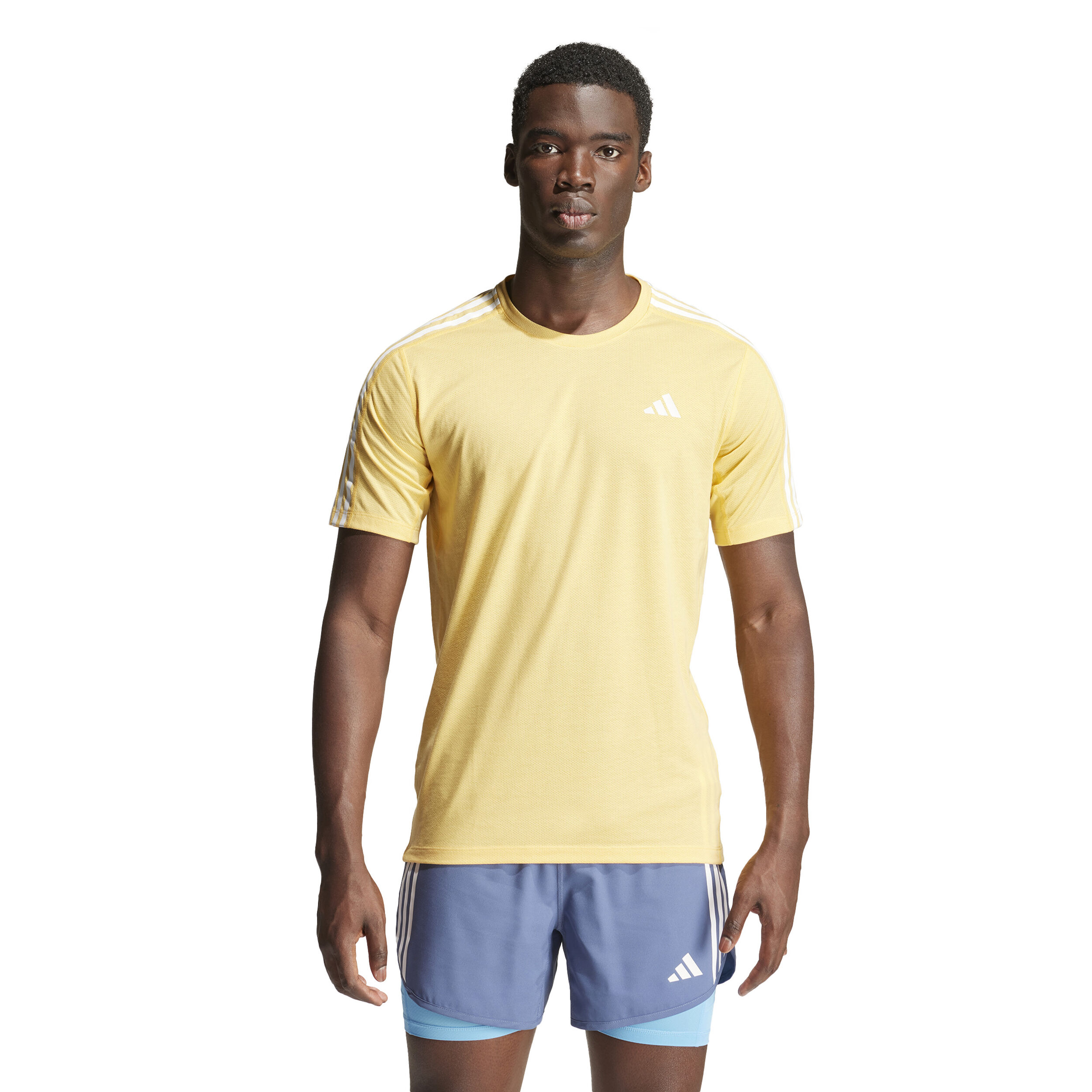 Own The Run E 3S Laufshirt Herren - Goldgelb