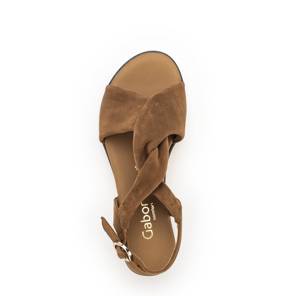Gabor comfort Keilsandalette braun
