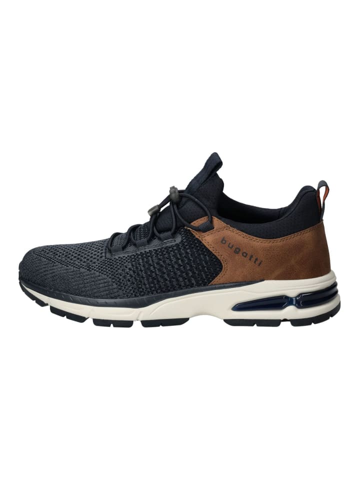 Bugatti Sneaker in Blau/Braun günstig kaufen