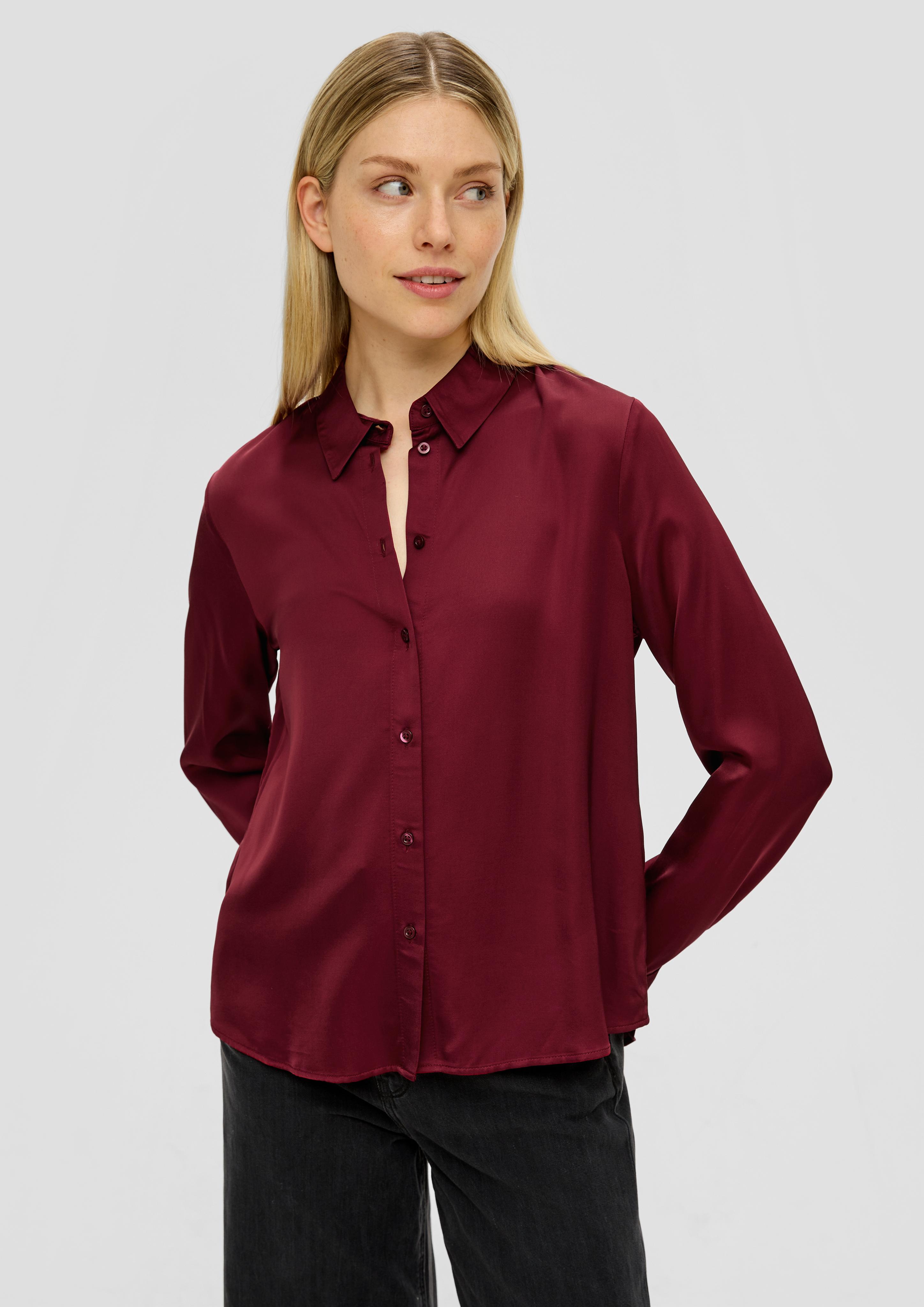 Satinbluse aus reiner Viskose  2139281-3871