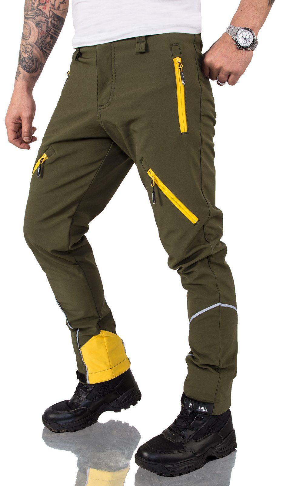 Rock Creek Softshellhose Herren Softshellhose Wanderhose H-233
