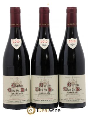 Corton Grand Cru Clos du Roi Dubreuil-Fontaine (Domaine)  2010 - Lot de 3 Bouteilles