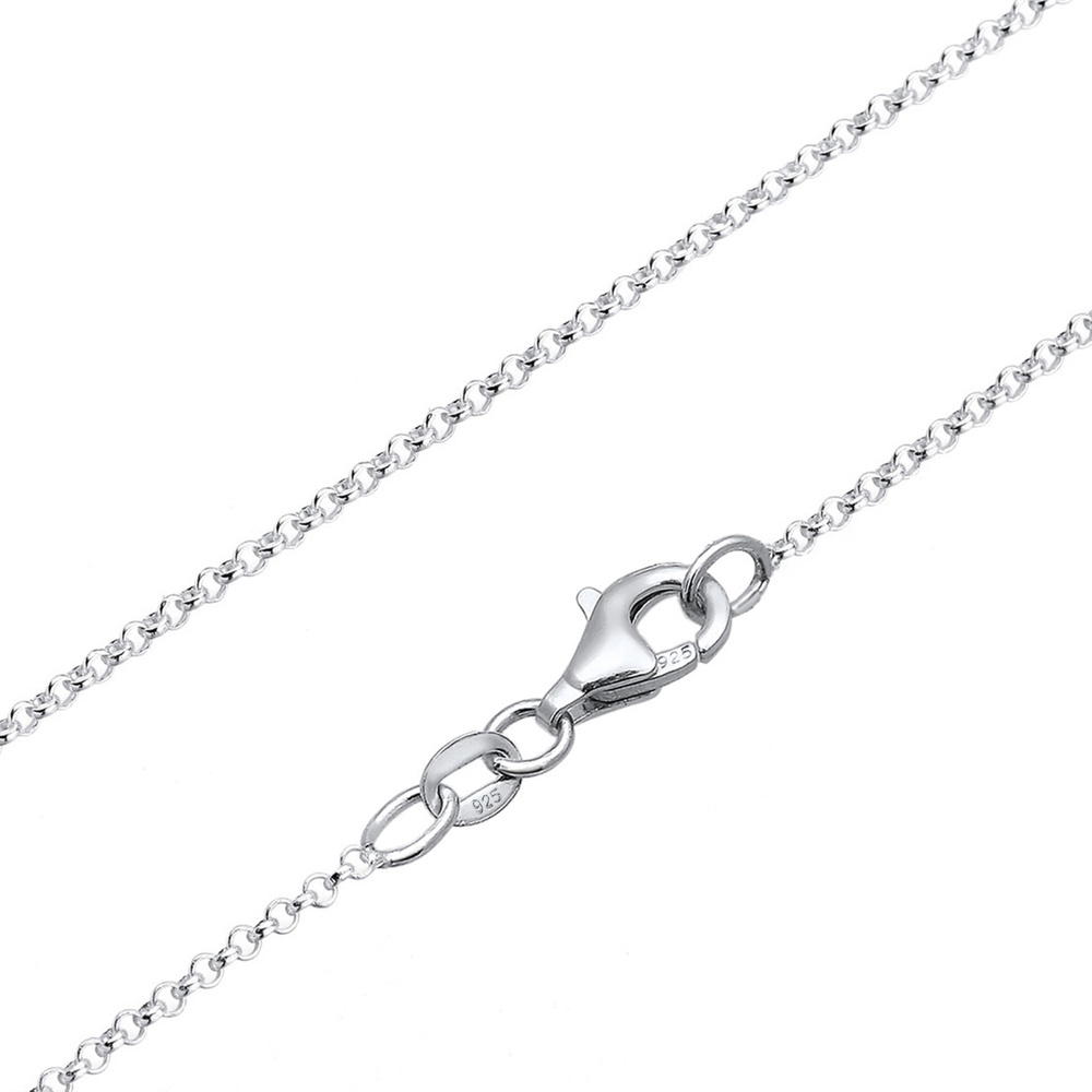 Elli Elli Collier Femmes Plaquette Géo Aspect Organique en Argent Sterling 925 Bijoux