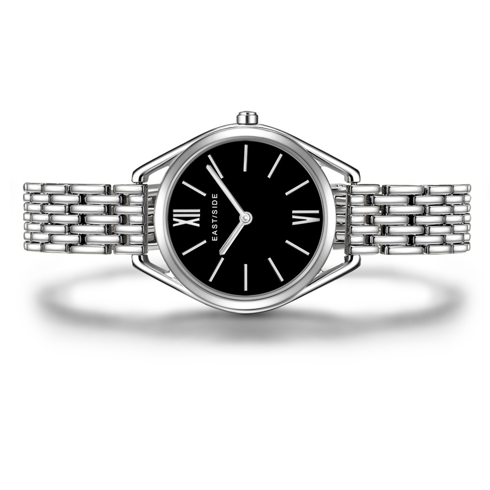 EASTSIDE Montre à quartz Edison en Argent Acier inoxydable en Argent Montre