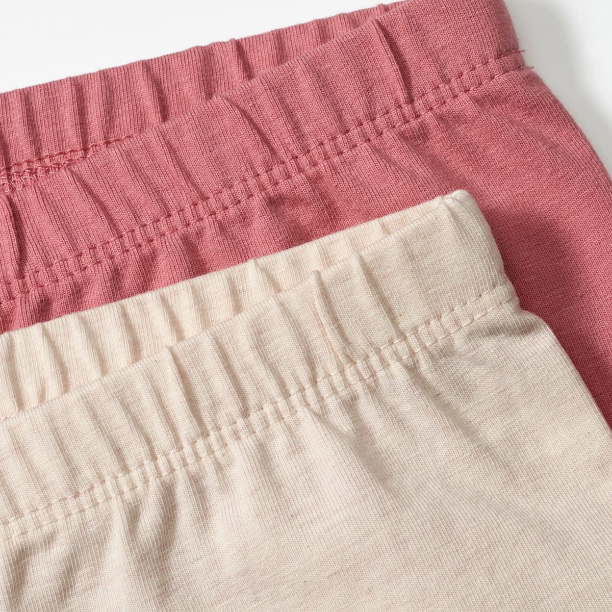 Leggings, rosa + beige, Gr. 110, 2 St