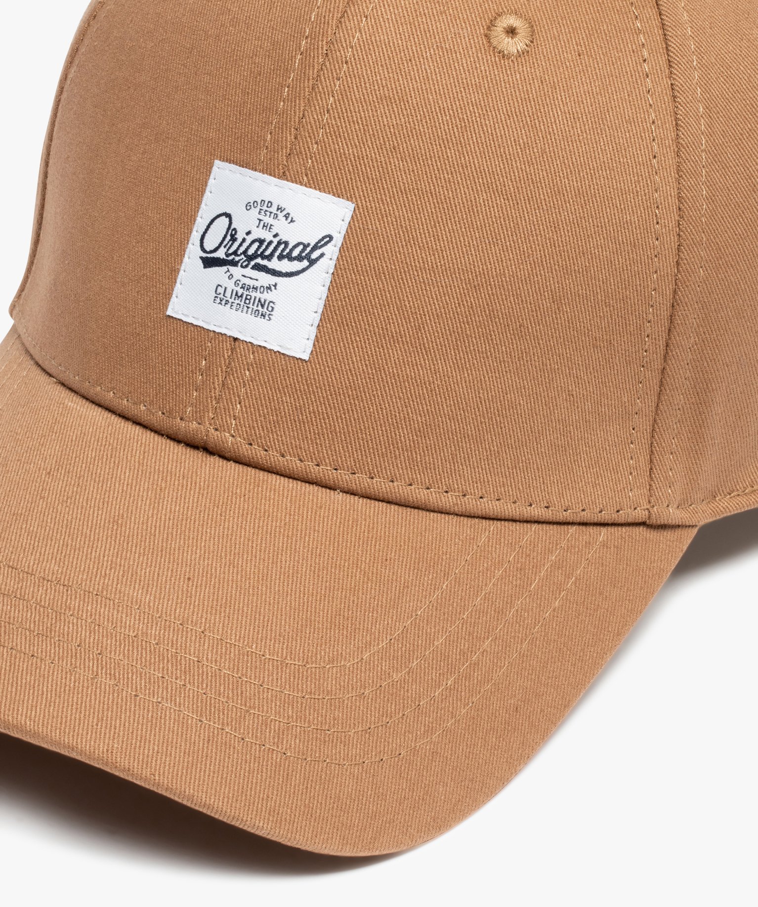 Casquette en coton et coton recyclé homme camel | GEMO