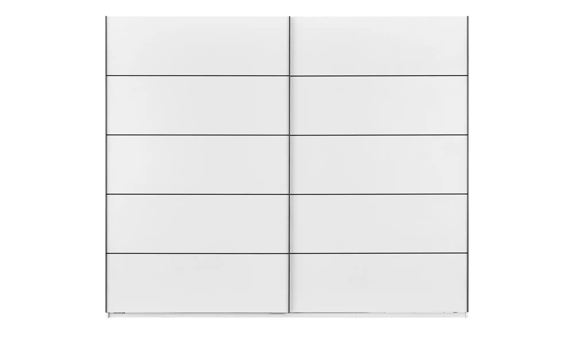 Primo Schwebetürenschrank, 2-türig Snow