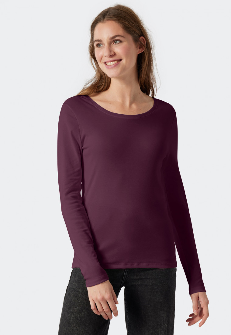 Shirt langarm pflaume - Revival Martina