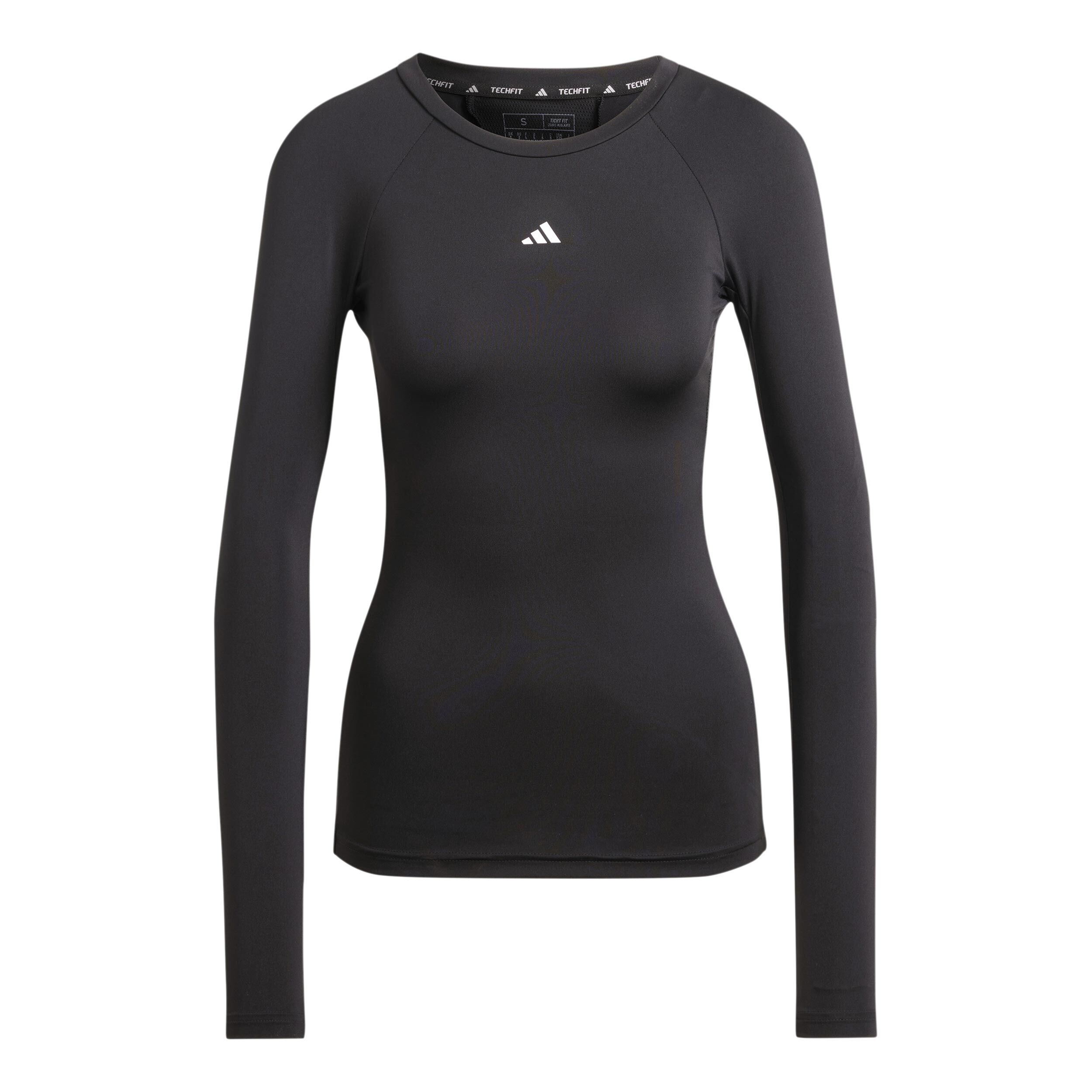 Tech-Fit Longsleeve Damen - Schwarz