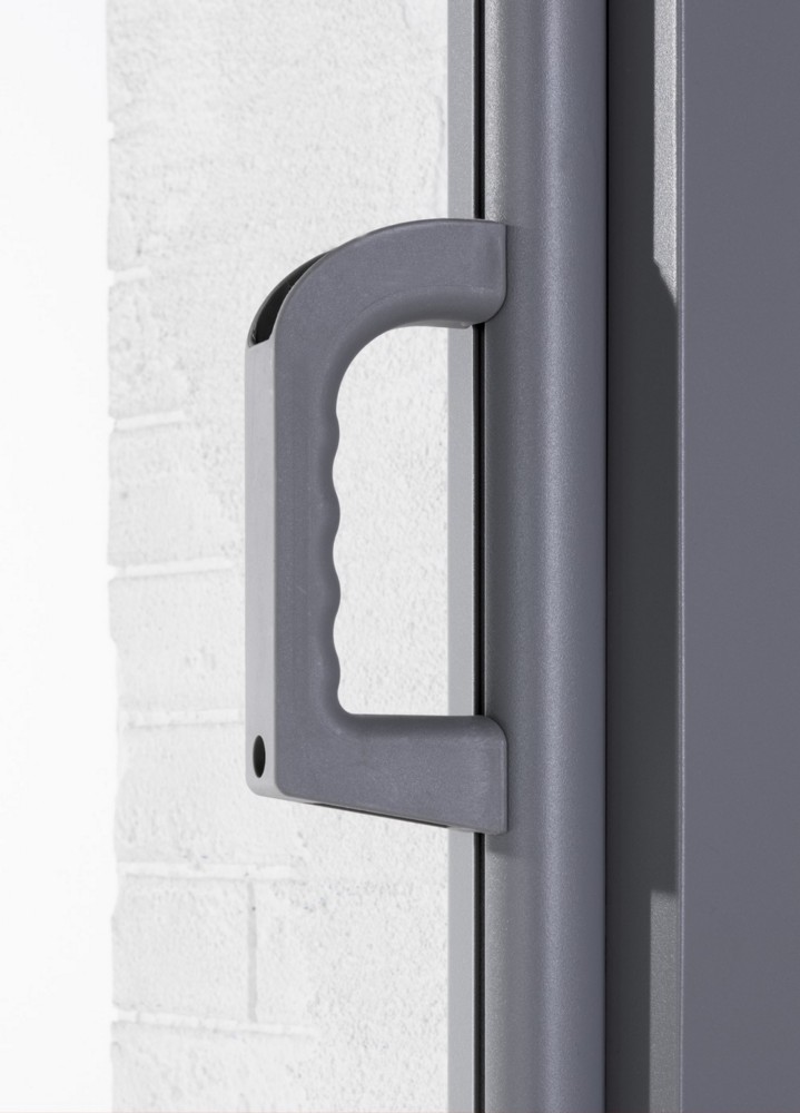 HC Home & Living Seitenmarkise Balkonmarkise aus Aluminium, ca. 3 x 1,6 m - Anthrazit