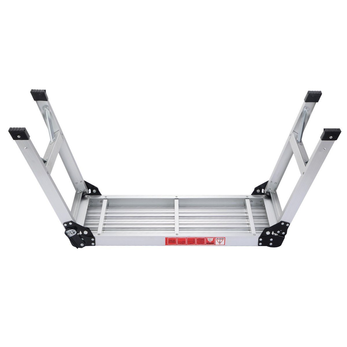COSTWAY Arbeitsplattform, mit Antirutschmatten, bis 150kg, Alu