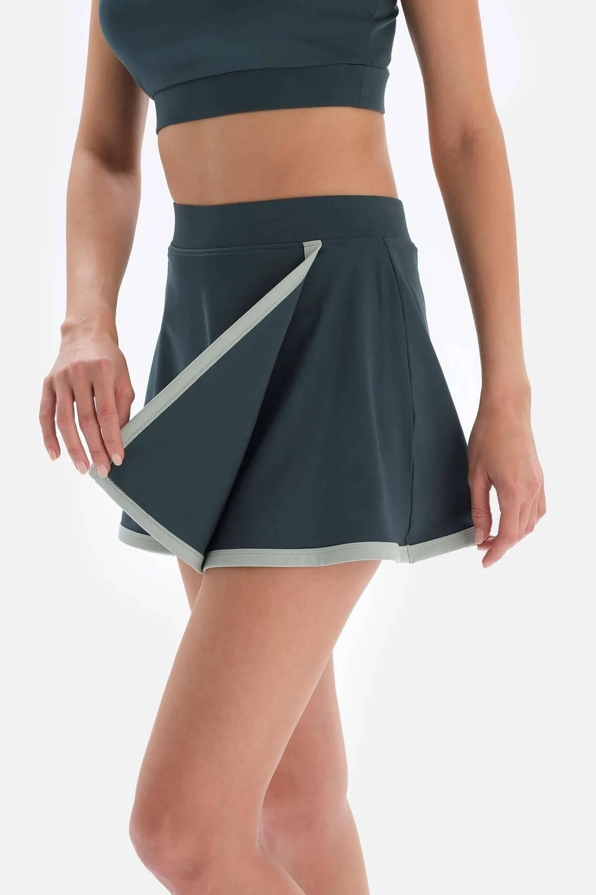 Dagi  Petrol Damen Shorts Rock Wrap
