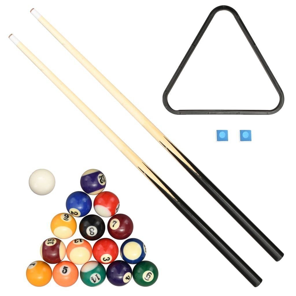 vidaXL Billardtisch 3-Fuß-Mini-Billardtisch 92×52×19 cm Braun und Grün