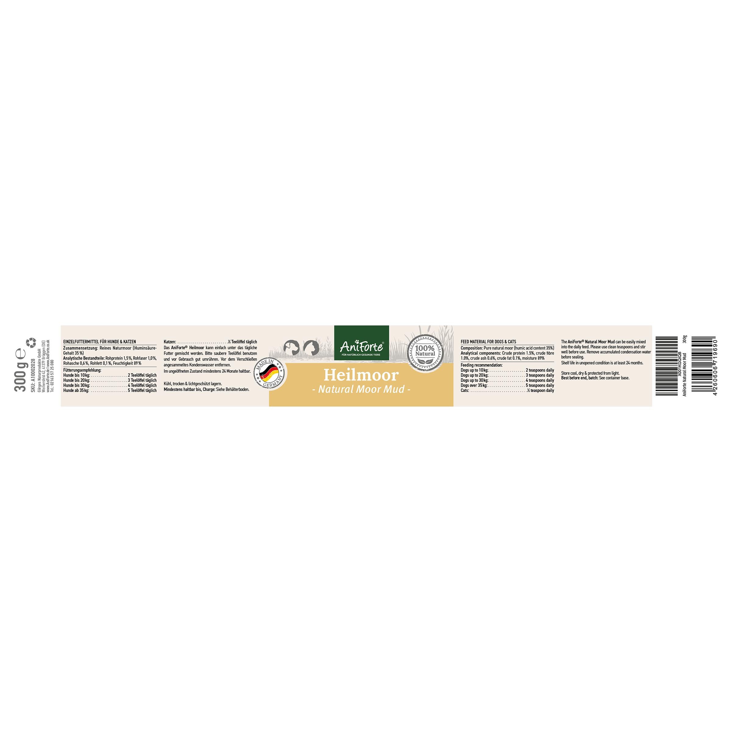 Aniforte Ergänzungsfutter & Aufzucht Aniforte Heilmoor 1,2 kg 300 g