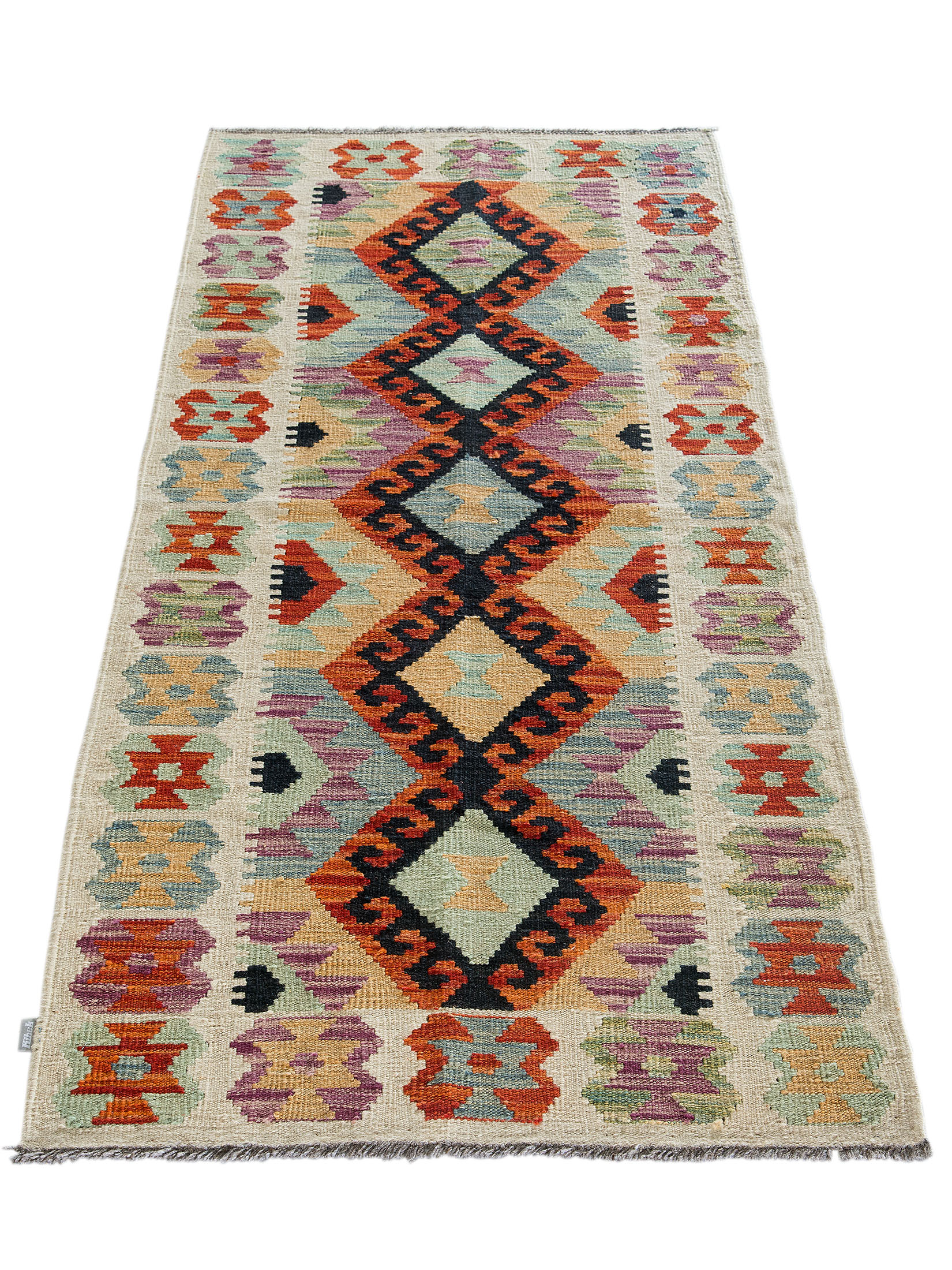 Afghan Kelim ca. 79 x 199 cm, Unikat / Einzelstück