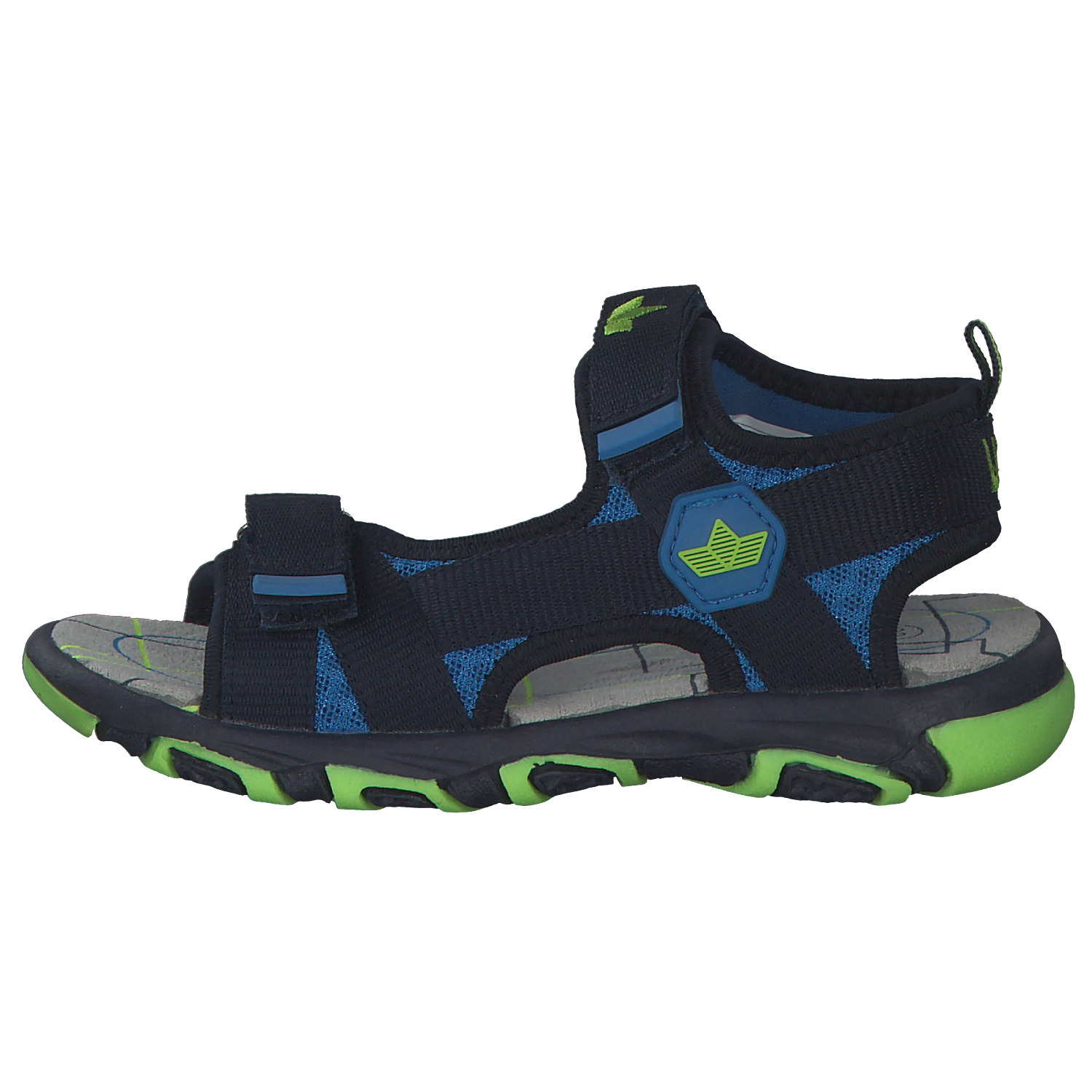 Geka Palau V, Sandalen (Kinder), Kinder, marine/blau/lemon