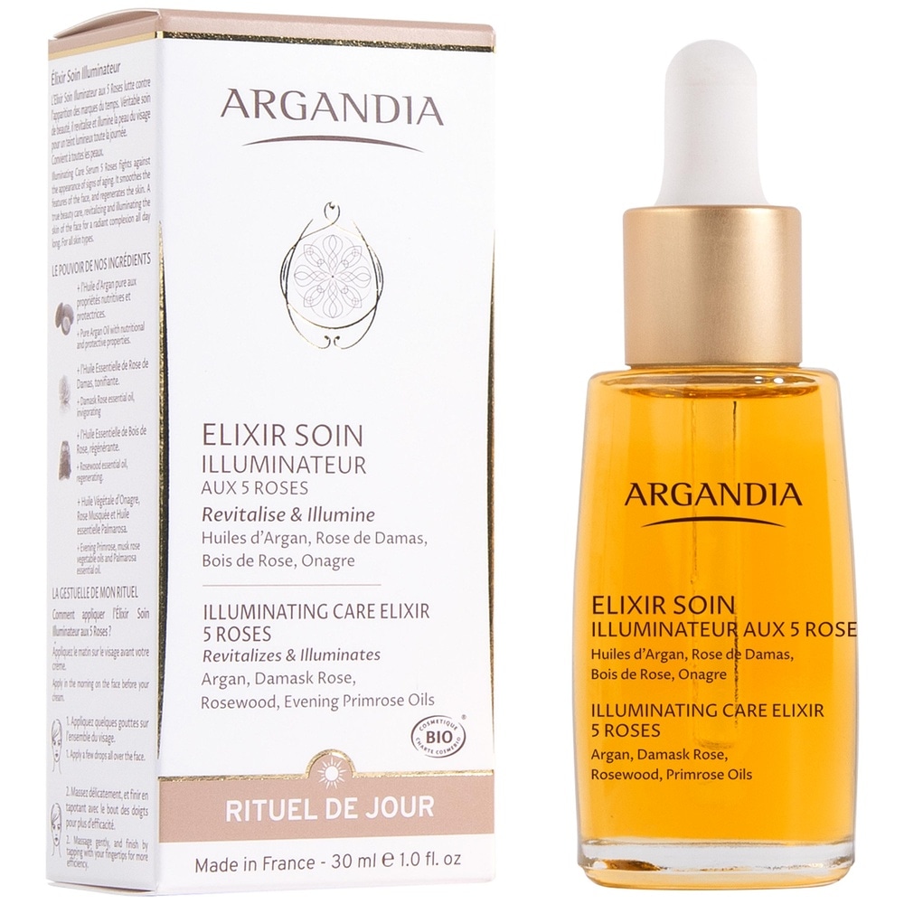 Argandia Illuminateur aux 5 Roses Elixir Soin