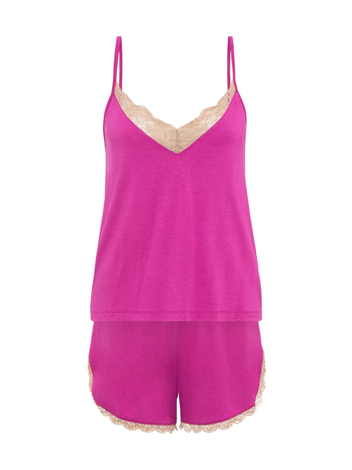LASCANA Shorty in magenta günstig kaufen