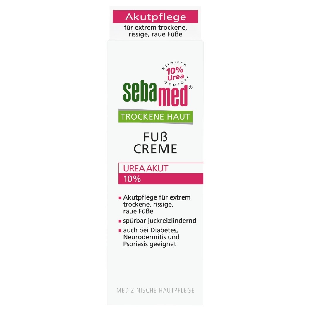 Trockene Haut Fuss-Creme Urea Akut 10%