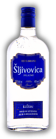 Nim Sljivovica 0,5 Liter Nim Sljivovica 0,5 Liter Eine kroatische Slivovitz Edelvariante der Firma Nimco. 0,5	 Liter - Vol 40%