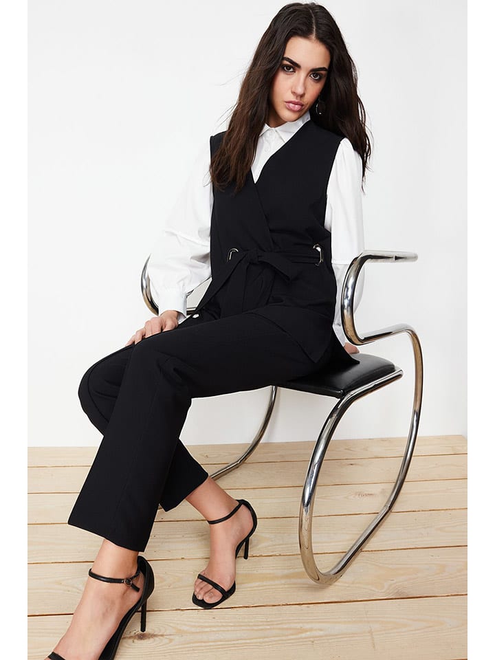trendyol 2tlg. Outfit in Schwarz günstig kaufen