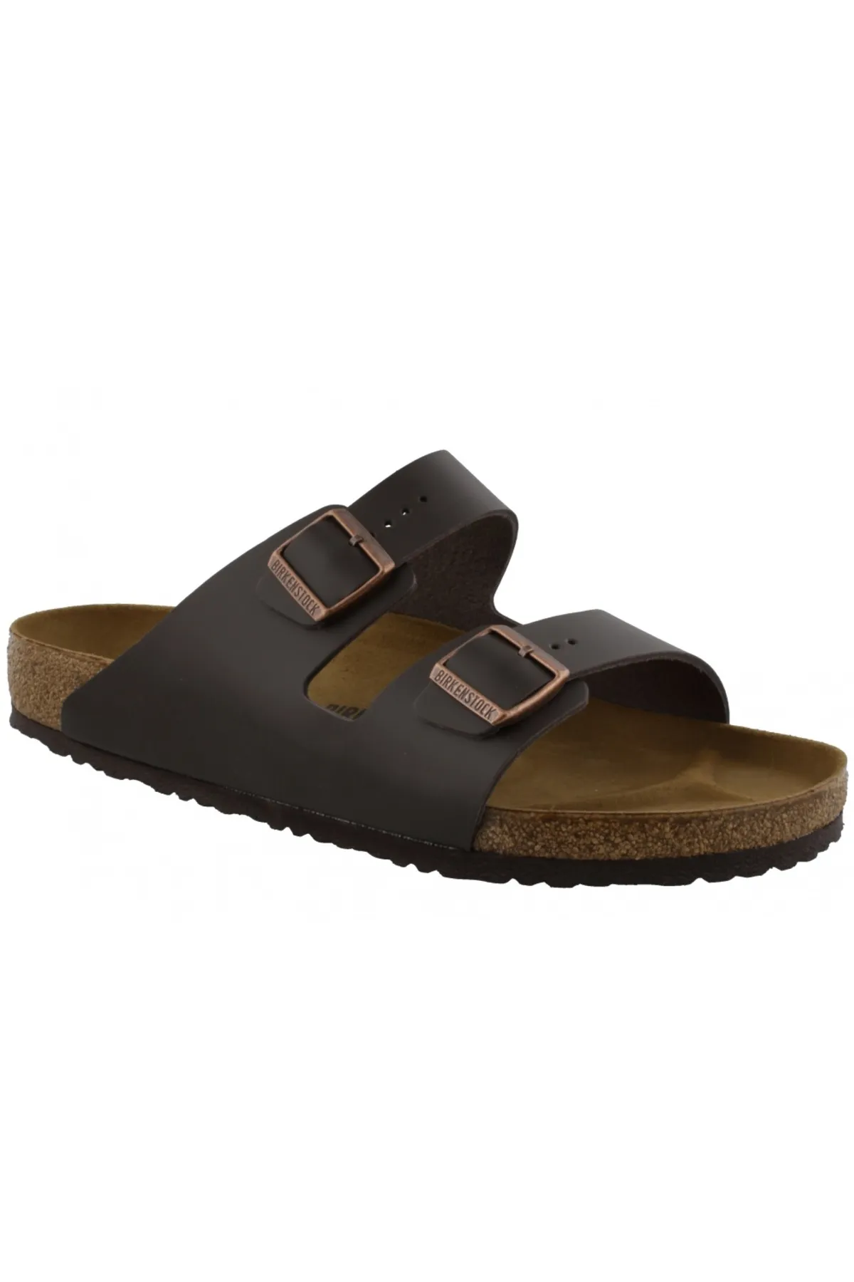 Birkenstock  Pantolette - Braun - Flacher Absatz