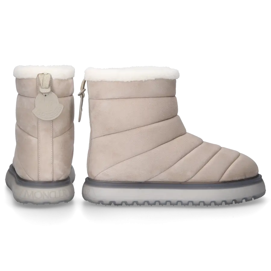 Moncler - Snowboots HERMOSA Nubukleder - beige