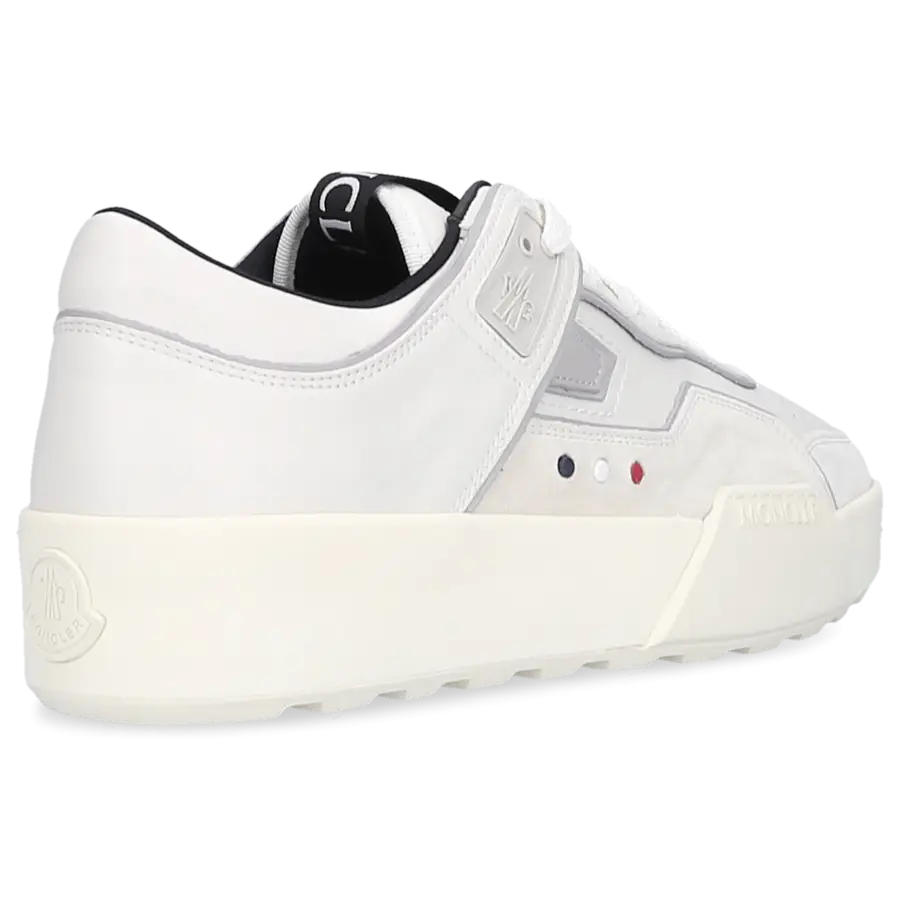 Moncler - Sneaker low PORMYX SPACE Kalbsleder - weiß
