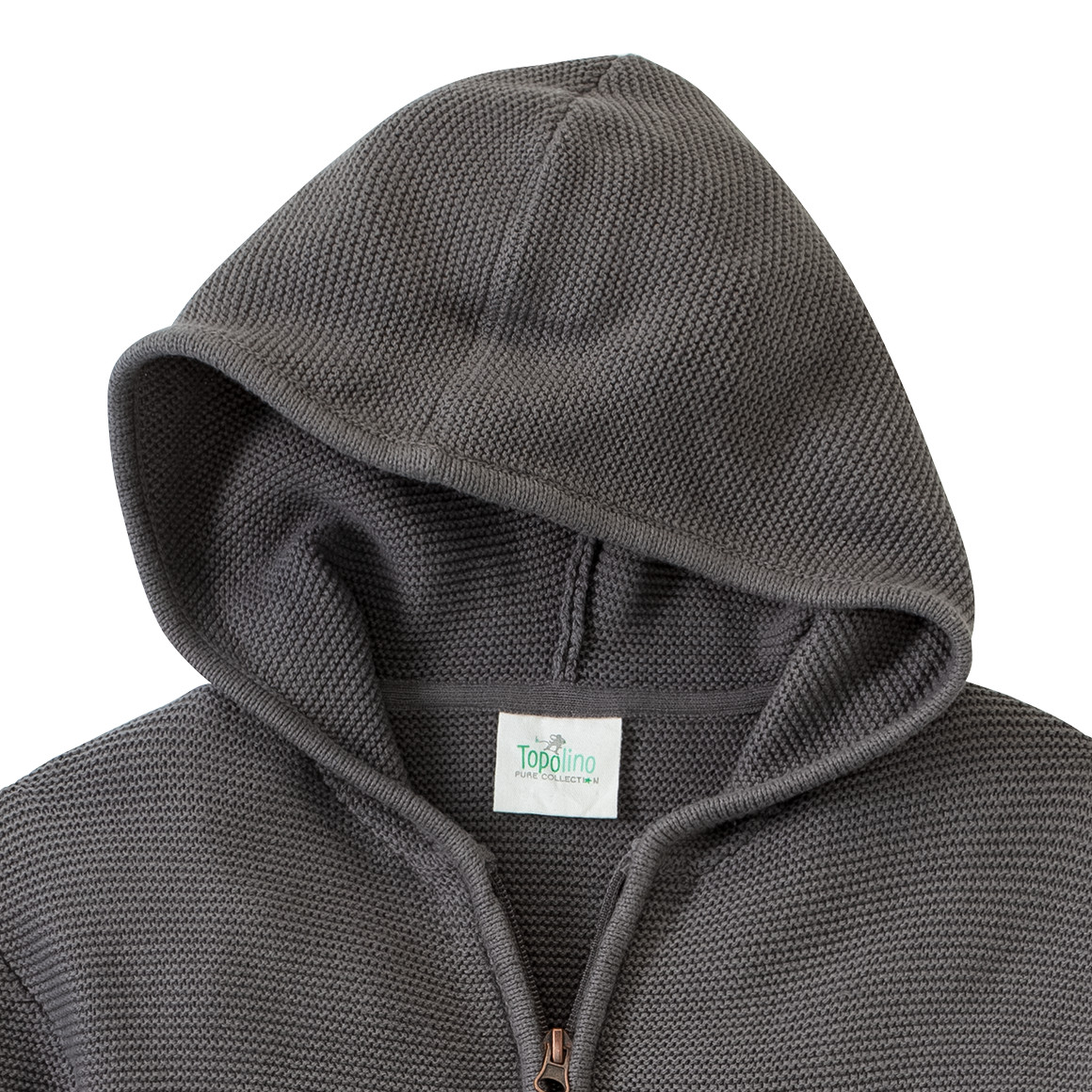 Jungen Strickjacke mit Kapuze