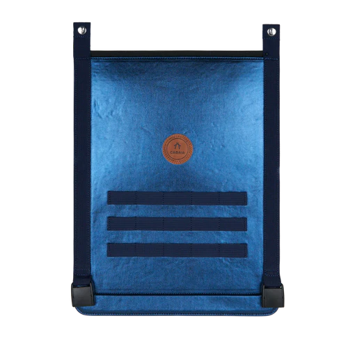 Discover Large Glenfinnan navy blue schoolbag with flap