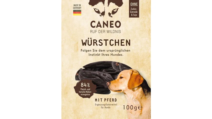CANEO Würstchen mit Pferd 100 g