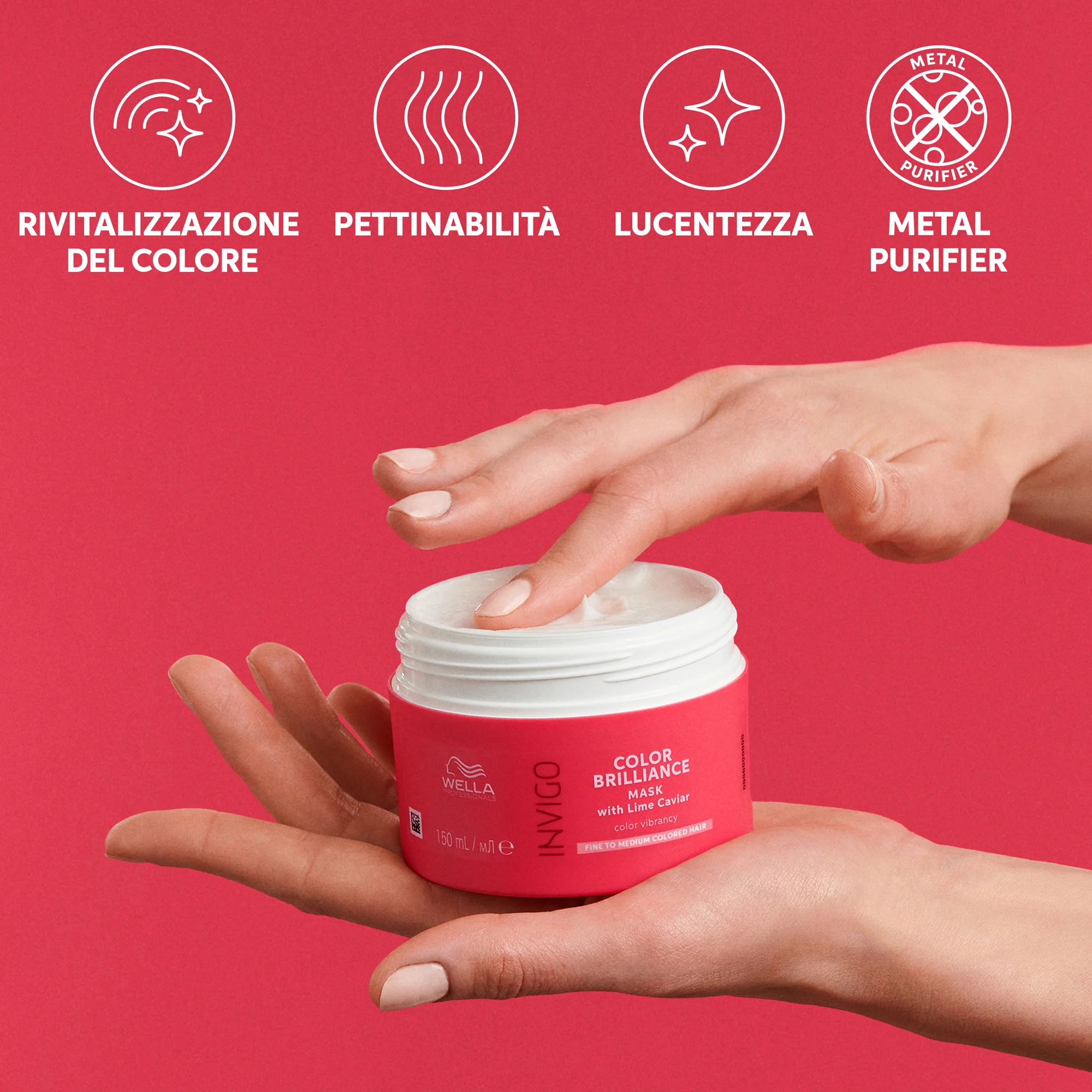 Invigo INVIGO COLOR BRILLIANCE FINE Mascarilla de Color Vibrante - Mascarilla Protectora del Color del Cabello