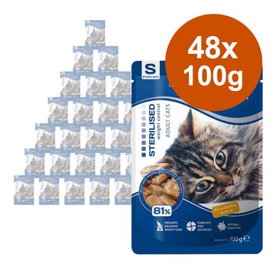 Sparpaket Super Benek Professional Line Sterilized Adult 48 x 100 g