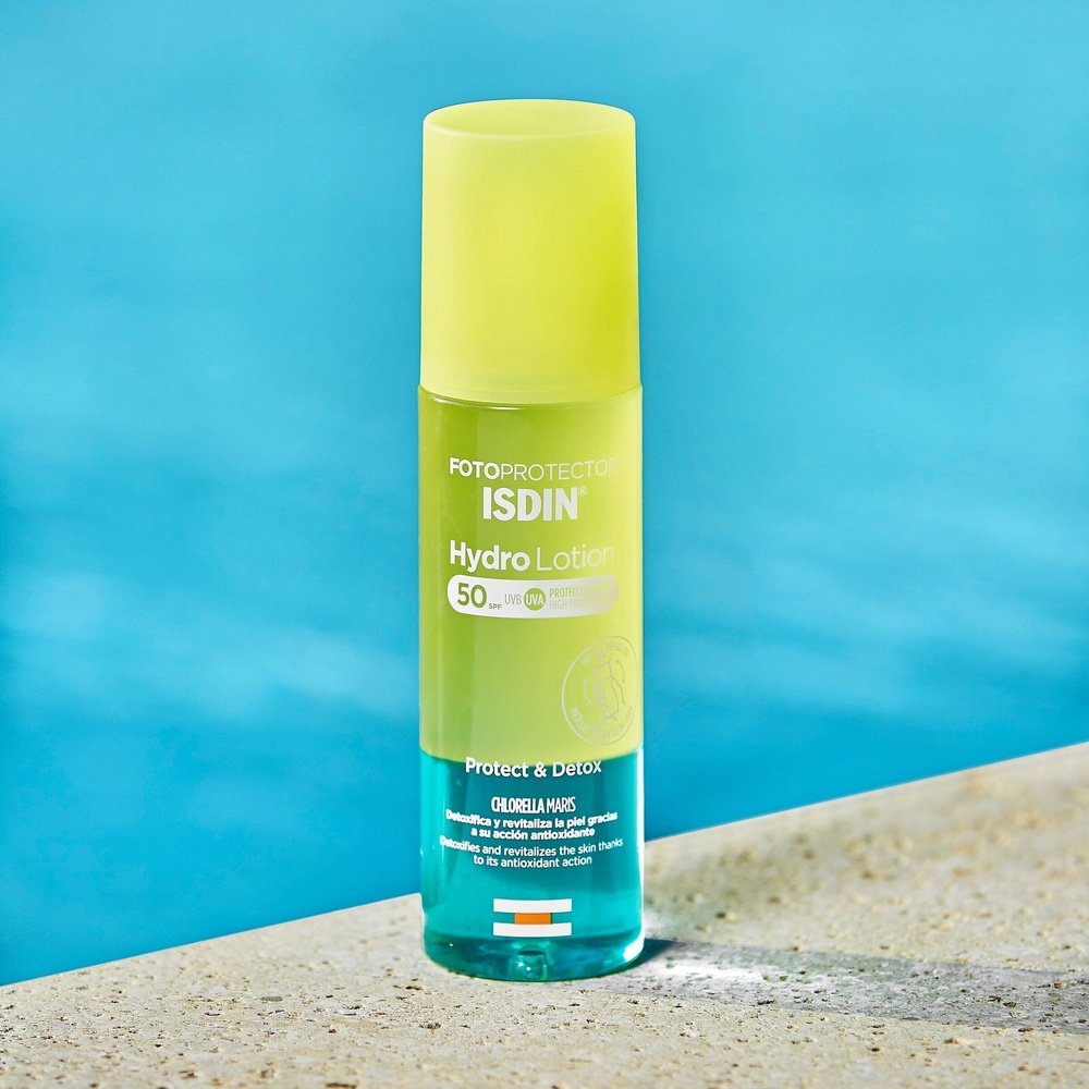 isdin HydroLotion Huile solaire antioxydante SPF50