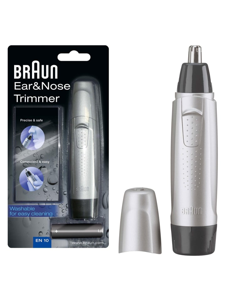 Braun EN 10, Ohr- Nasenhaarschneider in Silber günstig kaufen onesize
