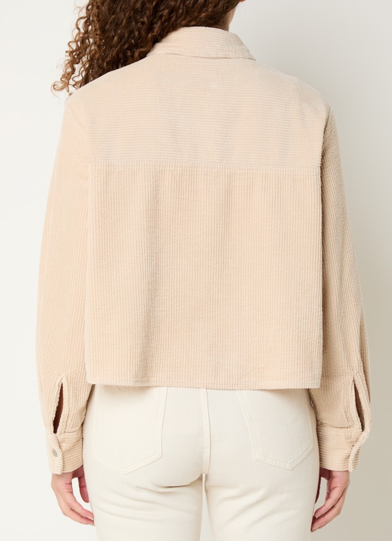 OPUS Falba corduroy blouse with breast pockets