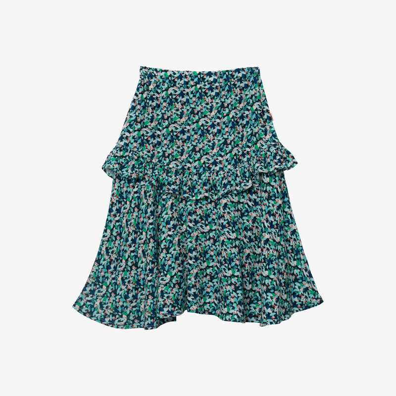 Jupe midi fille micro-fleurs Catimini